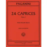 Paganini: 24 Caprices Opus 1, fiðla
