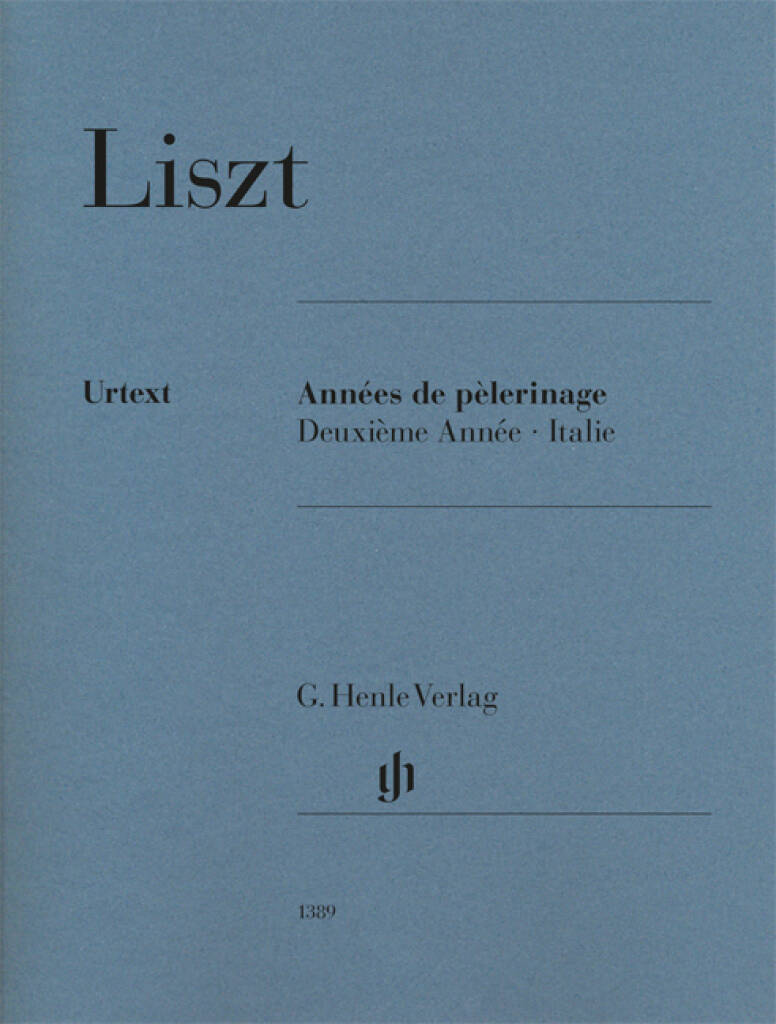 Liszt: Années de pèlerinage, Deuxième Année, píanó