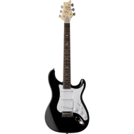 PRS SE Silver Sky - 9J- Piano Black, með poka