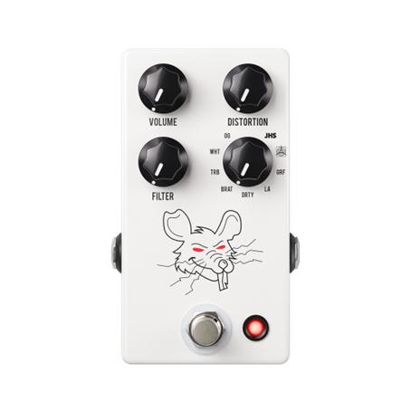 JHS   PackRat Distortion, White