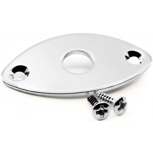 Jack Plate - Gotoh, JCB-2, Football shape, Curved, Chrome