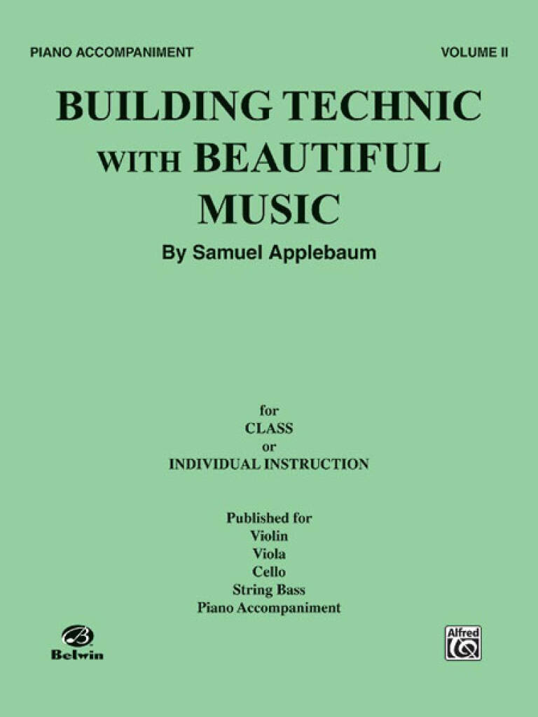 Building Technic With Beautiful Music, Book II, píanómeðleikur