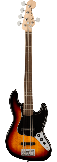 Squier Affinity Series Jazz Bass V, 3-color sunburst