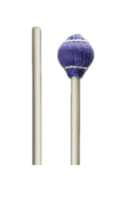 Vic Firth Pro Vibe Mallets, par, Medium Birch- Blue Chord