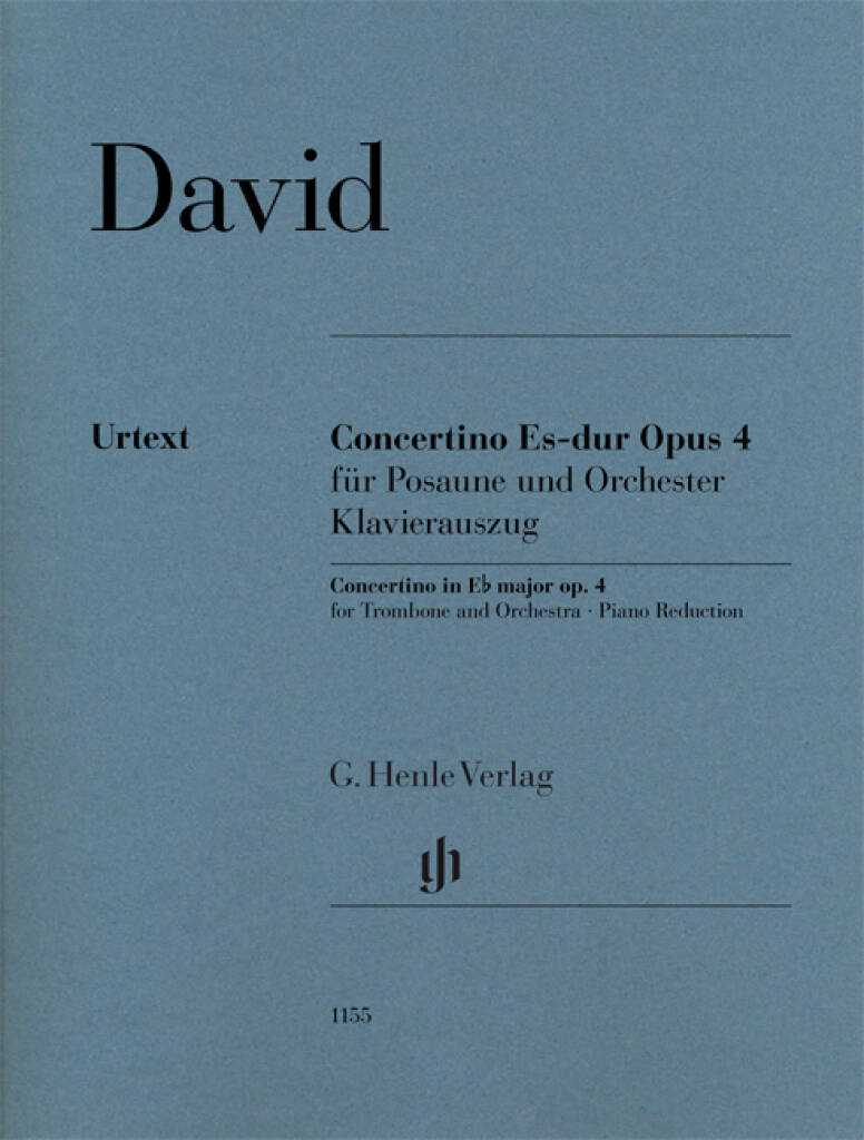David: Concertino E Flat Major Op. 4, básúna og píanó