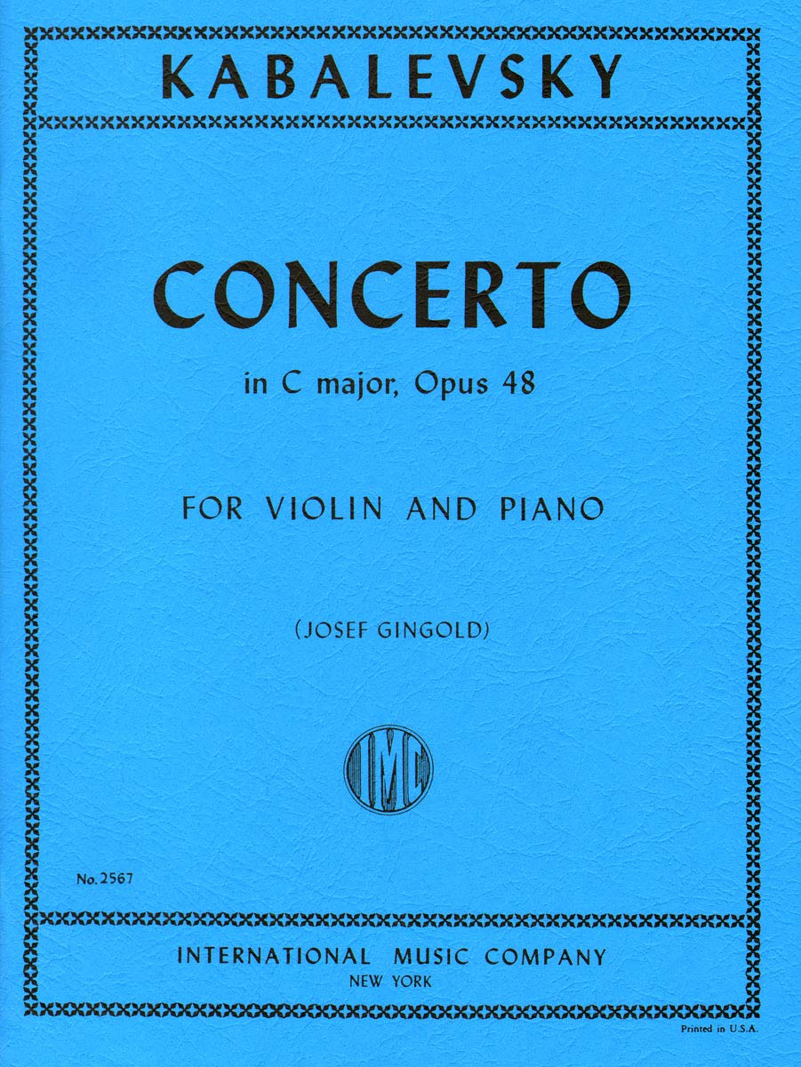 Kabalevsky: Concerto in C Major, Opus 48, fiðla