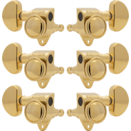 GROVER Tuners, Rotomatic Roto-Grip locking, 3 per side