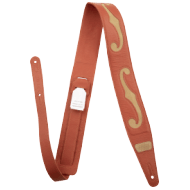 Gretsch gítaról F, leður, appelsínugul og brún