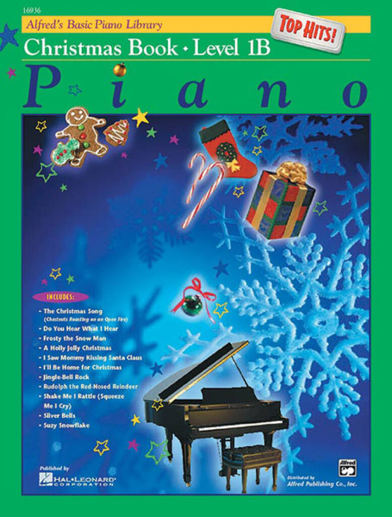 Alfred´s Basic Piano Library Top Hits Christmas 1B