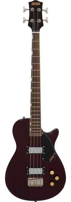 Gretsch Streamliner Jet Club Bass, Single Cut, Walnut Stain