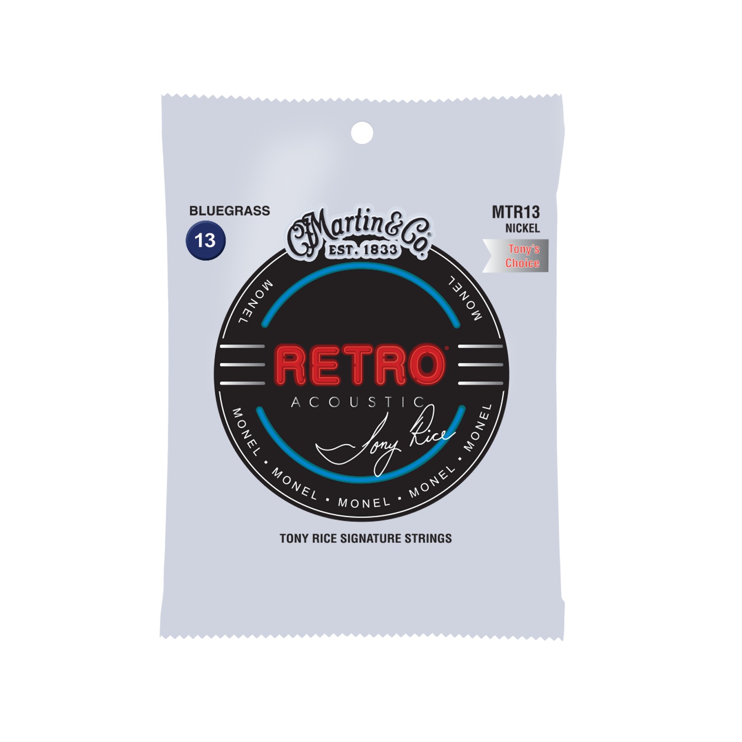 Martin MTR13 gítarstrengir, 13-56, Nickel Retro