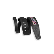 Levy's Calaca Black Leather 2.5″Strap Eyes