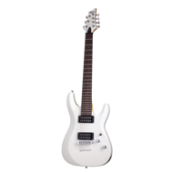 Schecter C-7 Deluxe, Satin White gítar