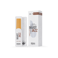 Daddario Organic Select Jazz Unfiled tenorsaxófónblöð, 5 stk, 3Med