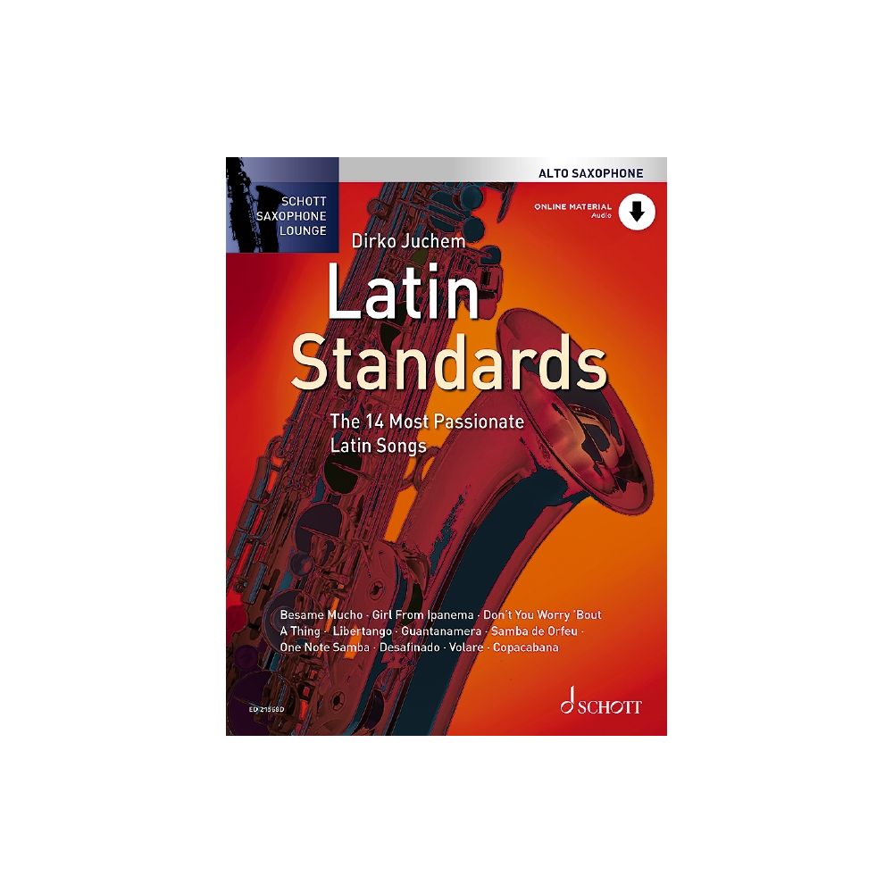 Latin Standards, altsaxófónn , með niðurhali