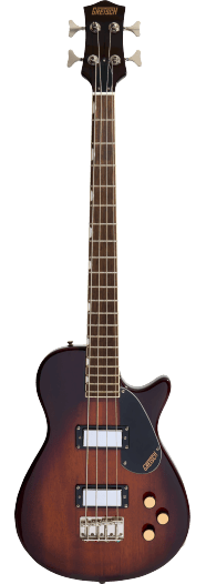 Gretsch Streamliner Jet Club Bass, Single Cut, Havana Burst