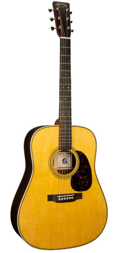 Martin D-28 gítar, Billy Strings, með tösku