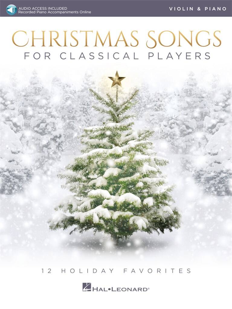Christmas Songs for Classical Players, fiðla og píanó, m.niðurhali
