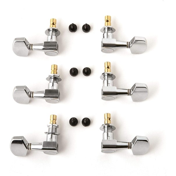 PRS S2 Locking Guitar Tuners, Set of Six, Chrome