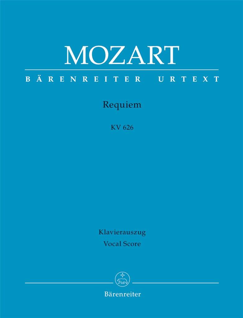 Mozart: Requiem K.626 - Vocal score