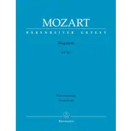 Mozart: Requiem K.626 - Vocal score