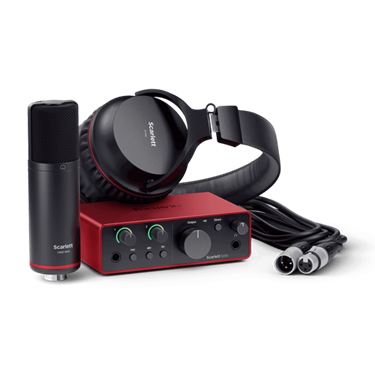 Focusrite Scarlett Solo Studio 4th Gen Recording Bundle