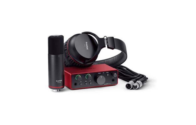 Focusrite Scarlett Solo Studio 4th Gen Recording Bundle