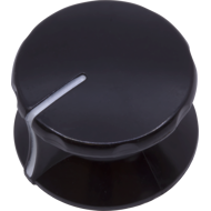 Knob - Phenolic, Set Screw, Premium RCA Style, Skirted, Pointer