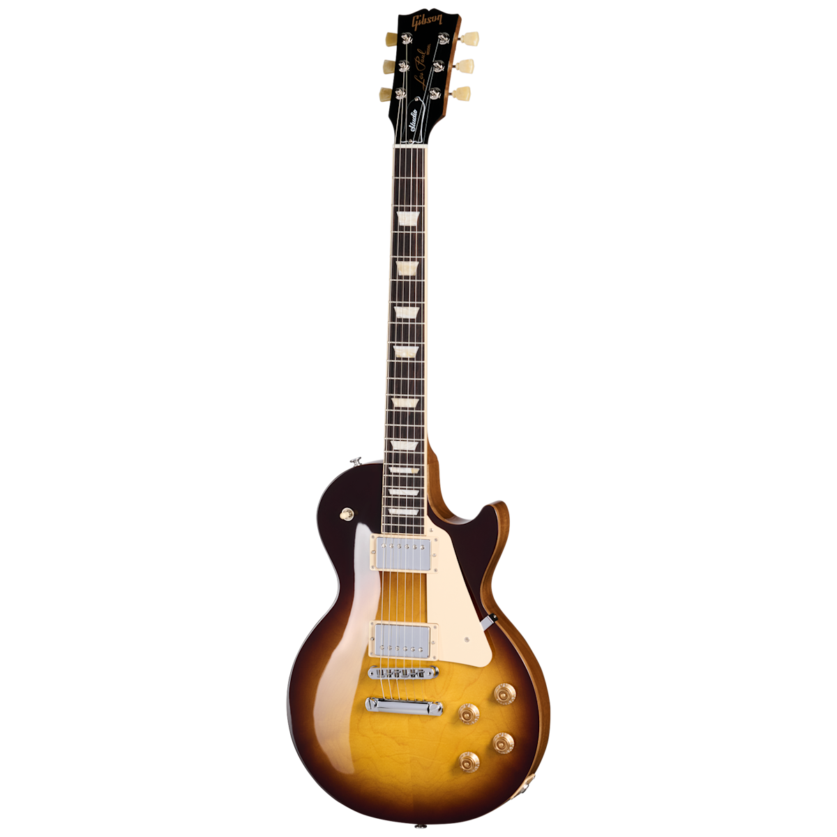 Gibson Les Paul Studio, Tobacco Burst, með leðurpoka