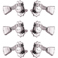 KLUSON Tuners, Revolution G Mount, keystone knob, 3 per side, Nickel