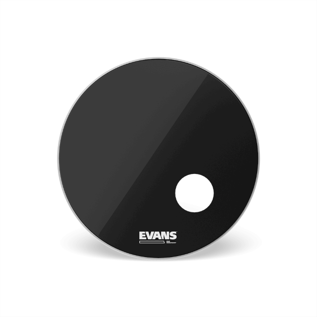 Evans 22"  EQ3  Resonant Black Bass trommuskinn