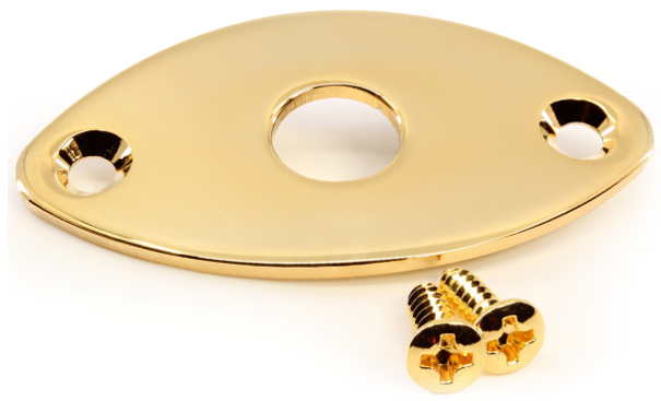 Jack Plate - Gotoh, JCB-2, Football shape, Curved, Gold