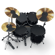Vic Firth MUTEPP5 demparapakki fyrir trommusett