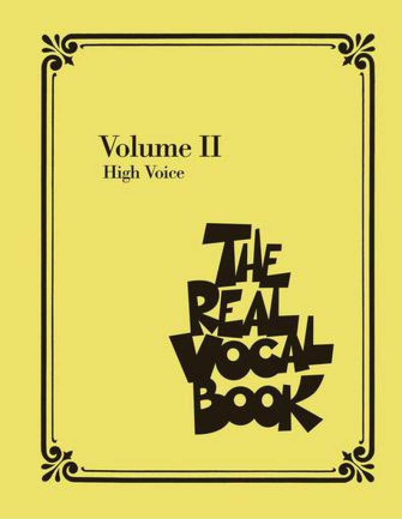 The Real Vocal Book  -Volume 2 - High Voice