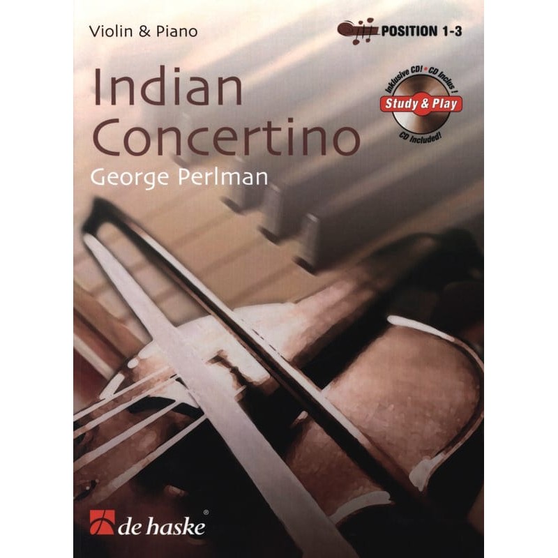 Perlman: Indian Concertino, fiðla og píanó, með CD, LÆKKAÐ VERÐ