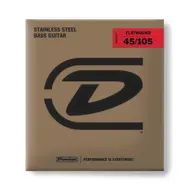 Dunlop STAINLESS STEEL FLATWOUND BASS STRINGS 45-105
