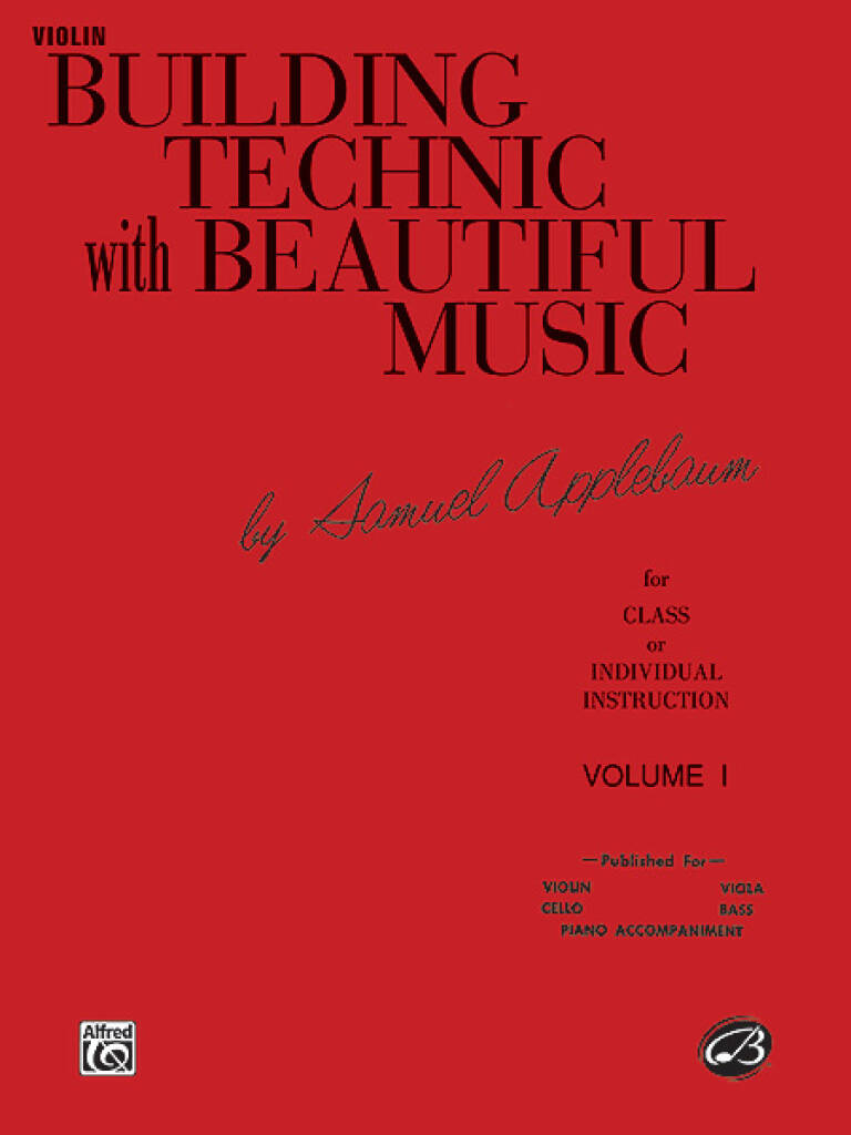 Building Technic With Beautiful Music, Book I, fiðla