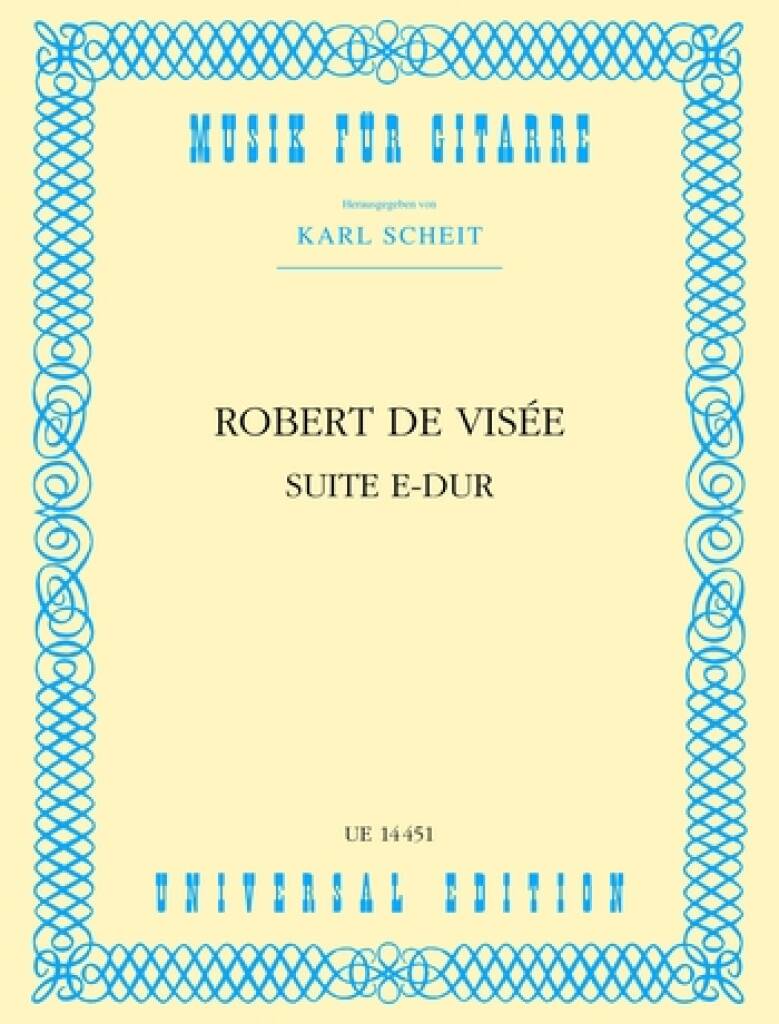 De Visée: Suite E-Dur, gítar