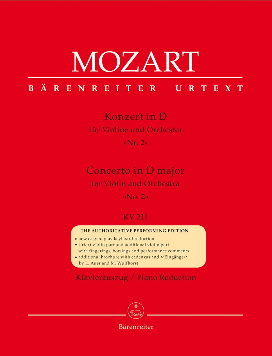 Mozart: Violin Concerto No.2 in D major K.211