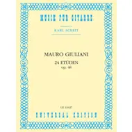 Giuliani: 24 Etüden Op.48, gítar