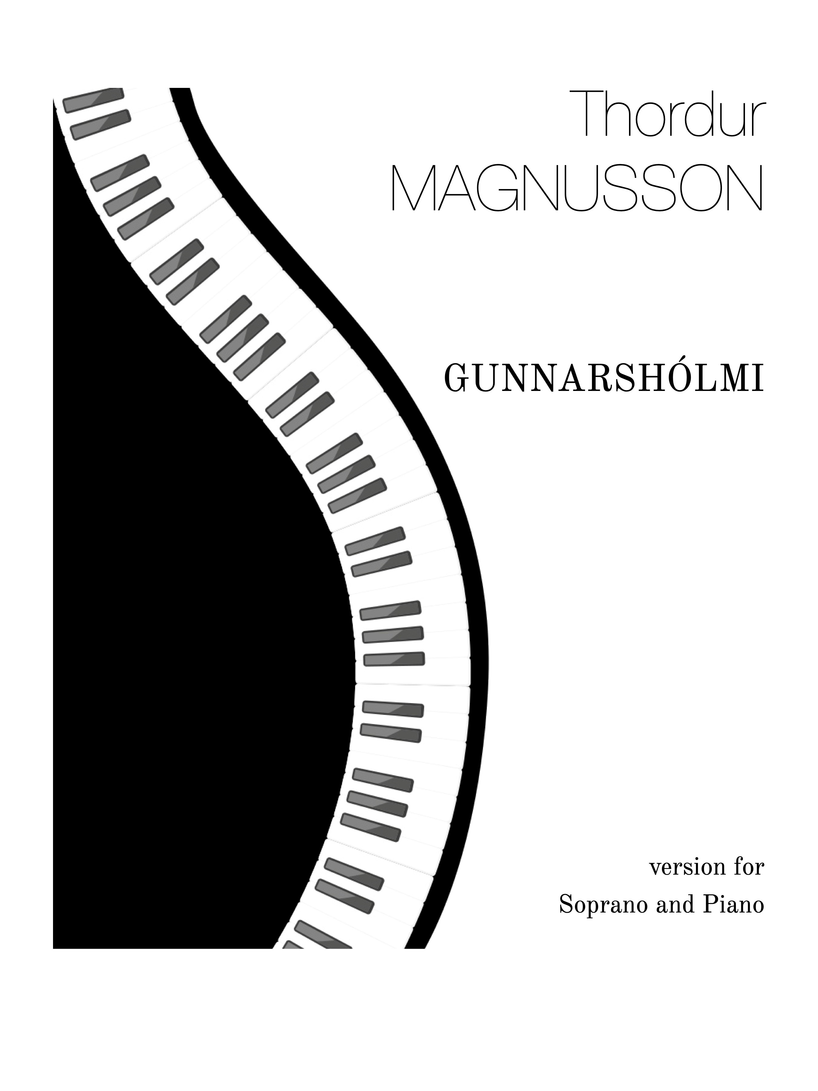 Gunnarshólmi, fyrir sópran og píanó