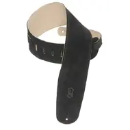 Levy's 3 1/2'' breið bassaól úr rúskinni, svört