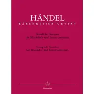 Händel: Complete Sonatas, altblokkflauta og píanó