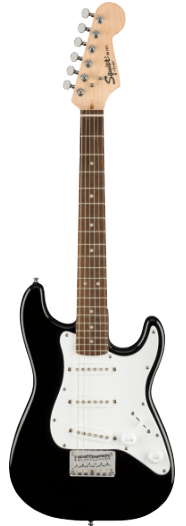 Squier Mini Stratocaster, LRL, WPG, Black