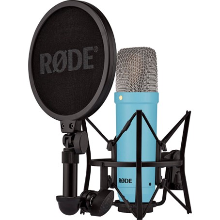 RØDE NT1 Signature míkrófónn, vagga og popfilter, ljósblár