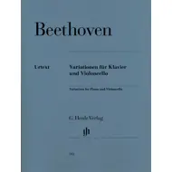 Beethoven: Variations For Piano & Violoncello Urtext