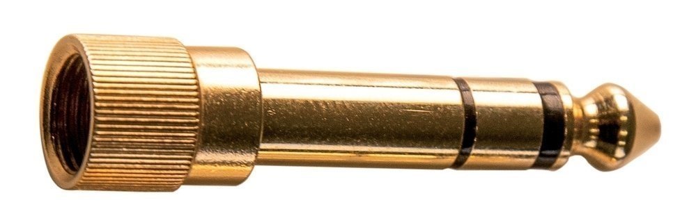 Gewa millistykki,  6.3 mm stereo jack plug socket - 6.3 mm stereo jack plug w/thread