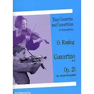 Rieding:Concertino in D Op. 25, fiðla og píanó