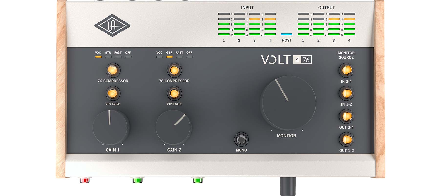 Universal Audio Volt 476, 4-in/4-out USB 2.0 Audio Interface