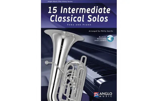 15 Intermediate Classical Solos, túba og píanó